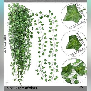 24 pcs Fake Vines